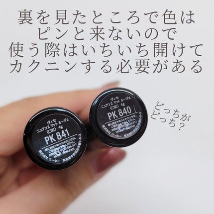 ニュアンス マット ルージュ/Visée/口紅を使ったクチコミ(4枚目)