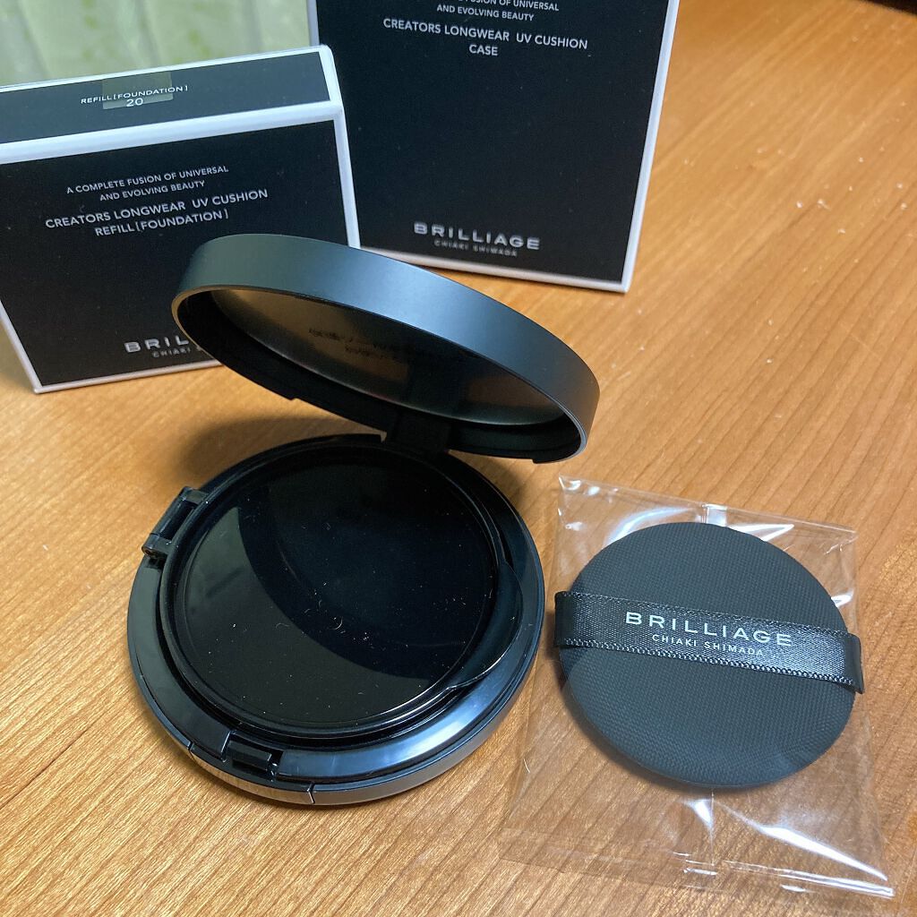 クリエイターズ ロングウェア UV クッション/ブリリアージュ/クッションファンデーションを使ったクチコミ（2枚目）