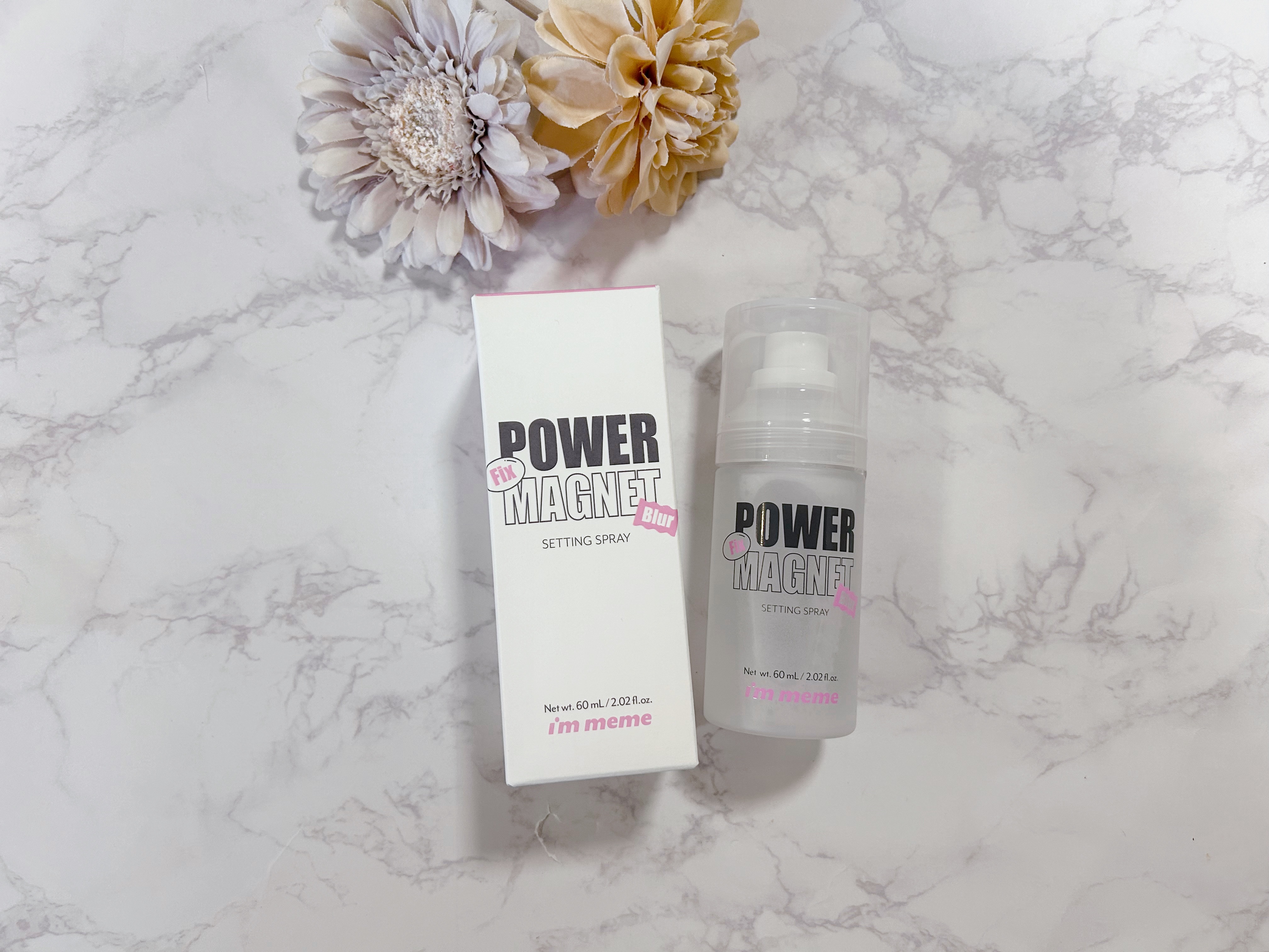 パワーマグネットセッティングスプレー/i’m meme/フィックスミストを使ったクチコミ（1枚目）