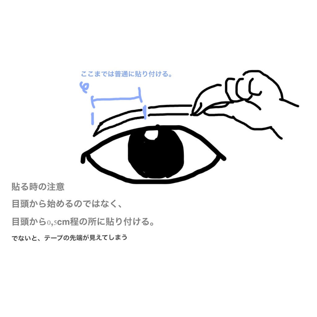 ぴ on LIPS 「小6からアイプチしてきた私がたどり着いた綺麗な二重を作るアイプ..」(3枚目)