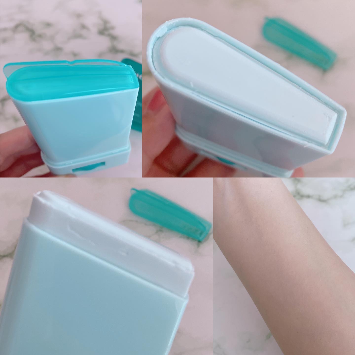 ナチュラル パーフェクション ダブル シールド サンスティック/AHC/日焼け止めスティックを使ったクチコミ（3枚目）