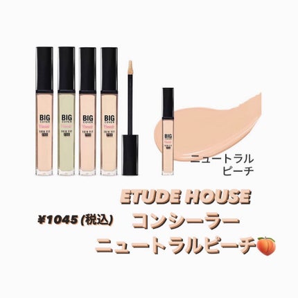 ビッグカバーフィットコンシーラー/ETUDE/リキッドコンシーラーを使ったクチコミ(4枚目)