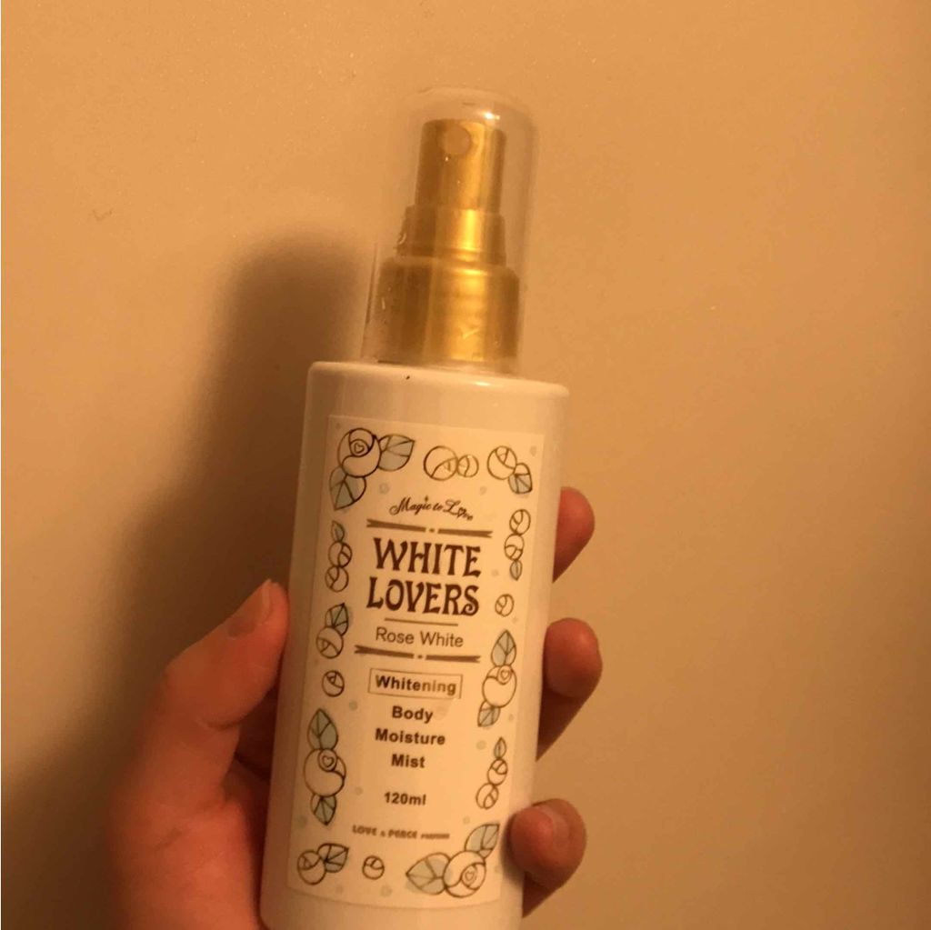 マジック トゥ ラブ ホワイトラバーズ ローズホワイト ホワイトニング ボディ モイスチャー ミスト/ラブアンドピースパルファム/香水(その他)を使ったクチコミ(1枚目)