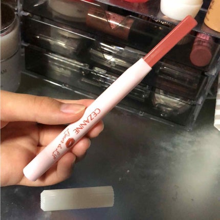 ライナー&リップ/CEZANNE/口紅を使ったクチコミ(2枚目)