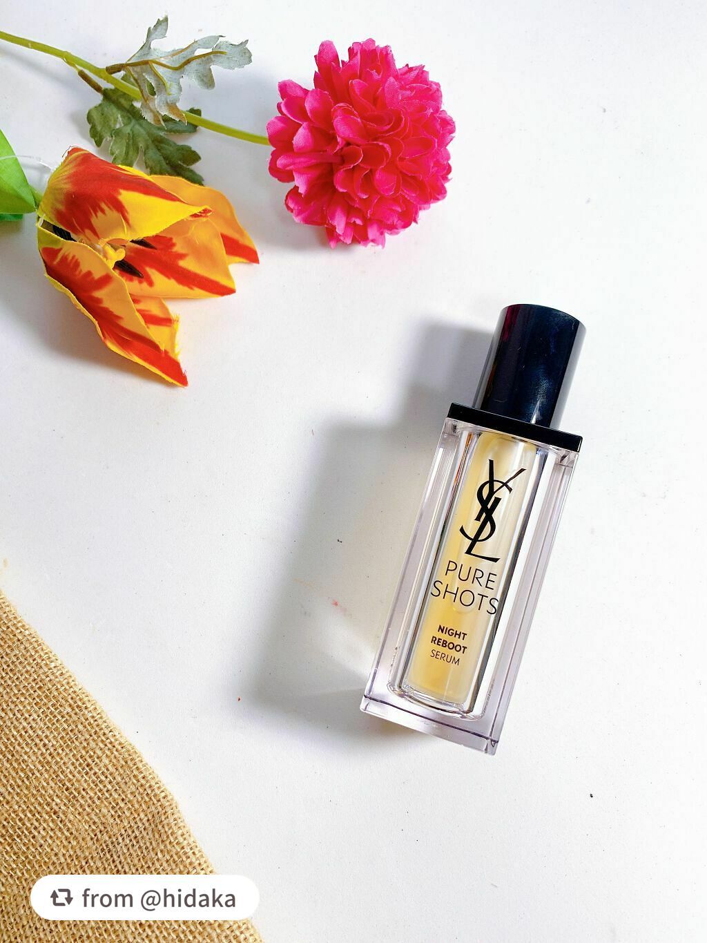 ピュアショット ナイト リチャージセラム/YVES SAINT LAURENT BEAUTE/美容液を使ったクチコミ(6枚目)