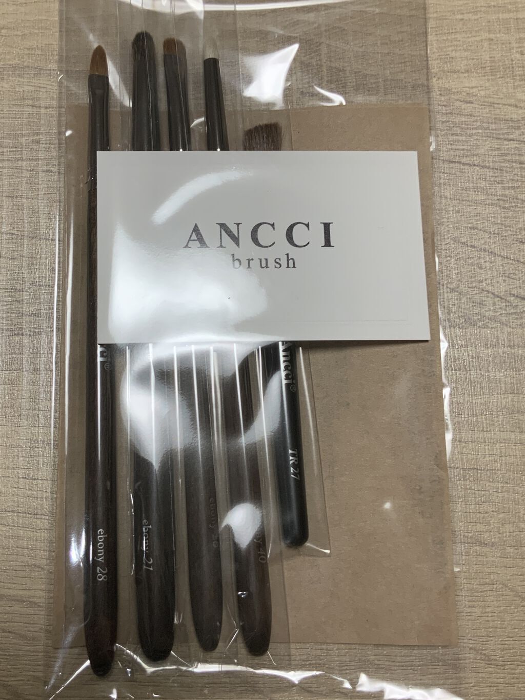 ebony 21/Ancci brush/メイクブラシを使ったクチコミ（1枚目）