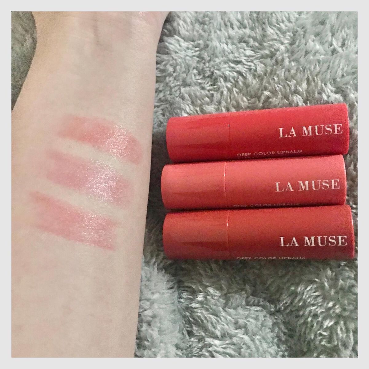ディープカラー リップバーム/ラミューズ/リップバームを使ったクチコミ(3枚目)
