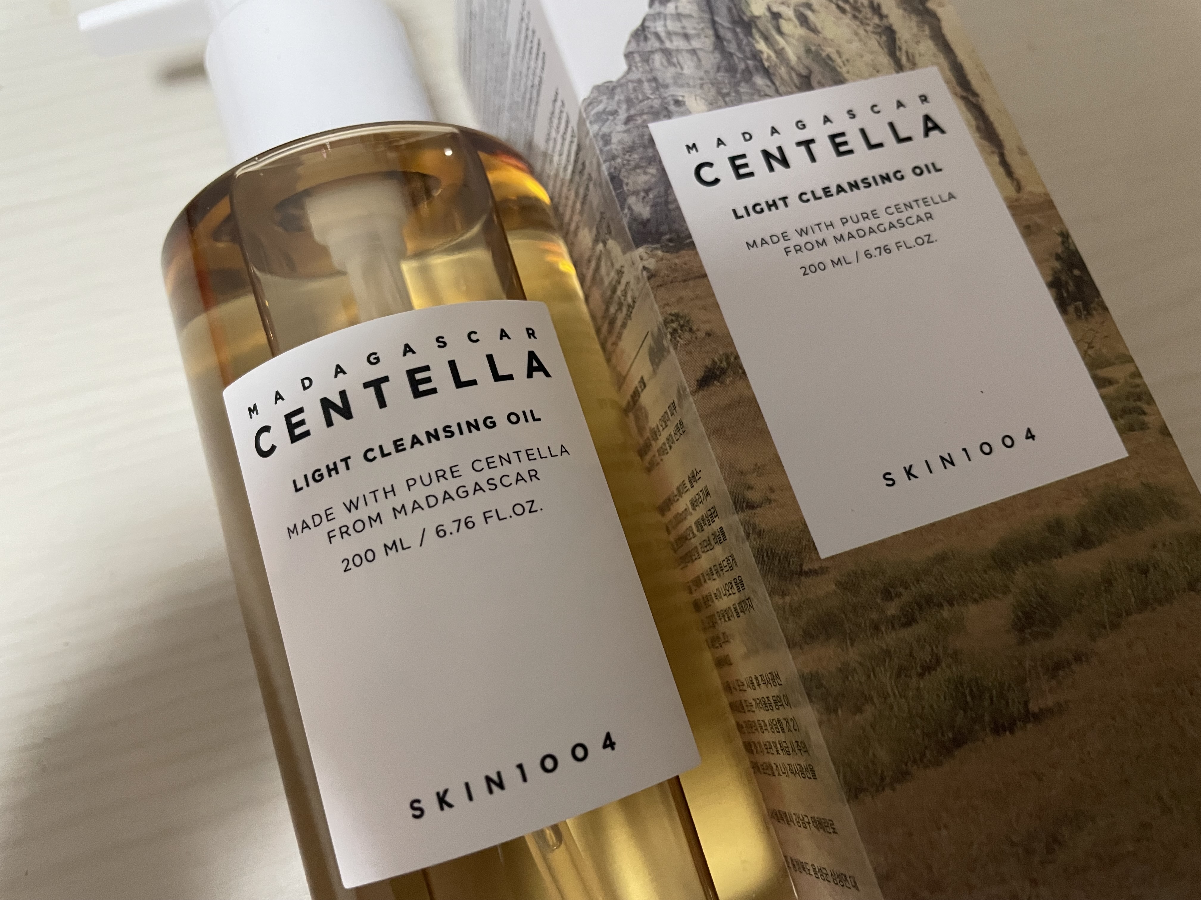 センテラ ライトクレンジングオイル/SKIN1004/オイルクレンジングを使ったクチコミ（1枚目）
