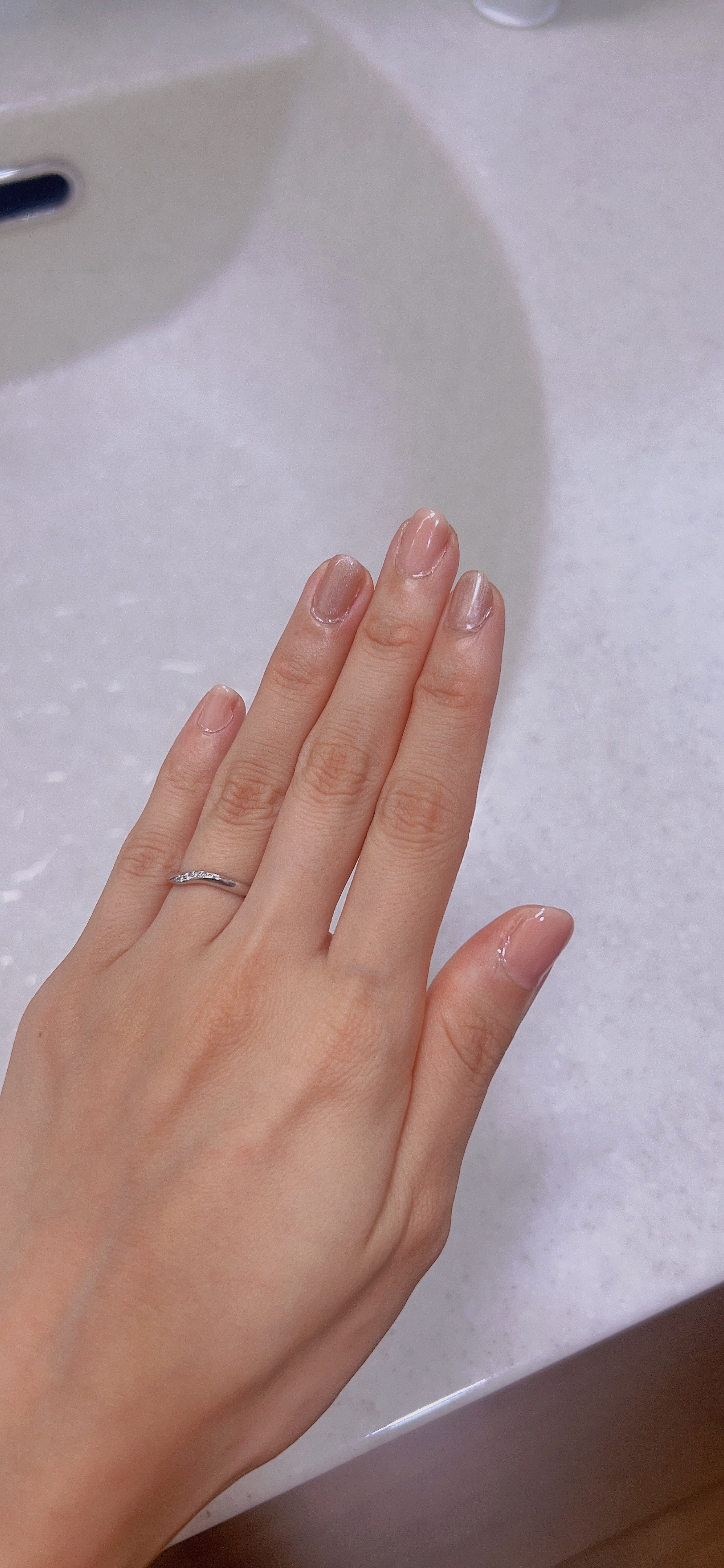 ジェルネイル ミルキーベージュ/セリア/ジェルネイルを使ったクチコミ（3枚目）