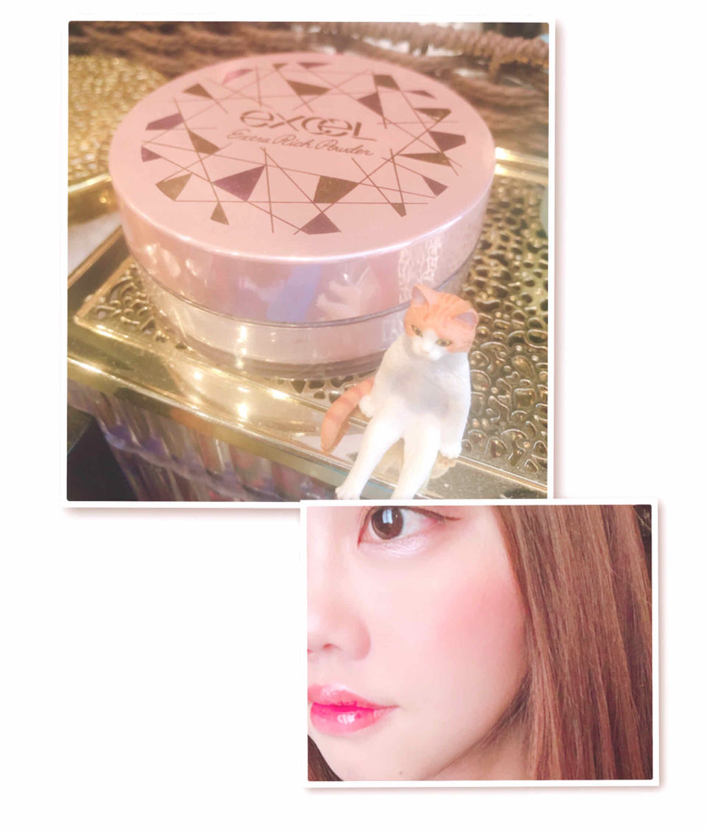 エクストラリッチパウダー 01 ピーチベージュ/excel/ルースパウダーを使ったクチコミ（1枚目）