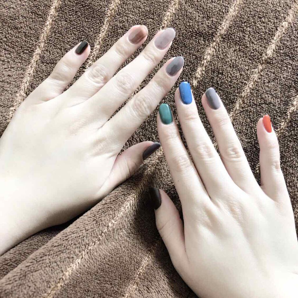 ジェルネイル（ライト対応）/セリア/ジェルネイルを使ったクチコミ（1枚目）