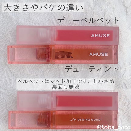 デュー ベルベット/AMUSE/口紅を使ったクチコミ(5枚目)