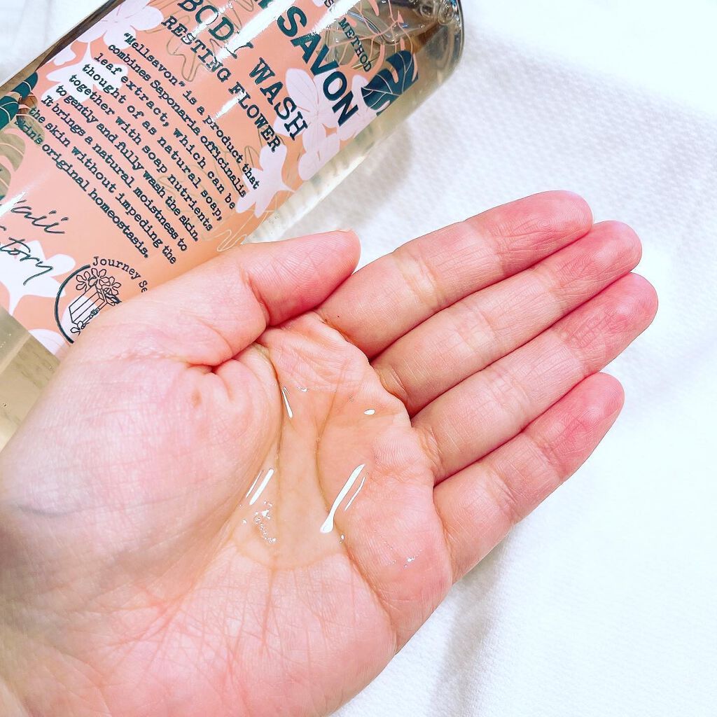 ボディウォッシュ レスティングフラワー/Mellsavon/ボディソープを使ったクチコミ（3枚目）