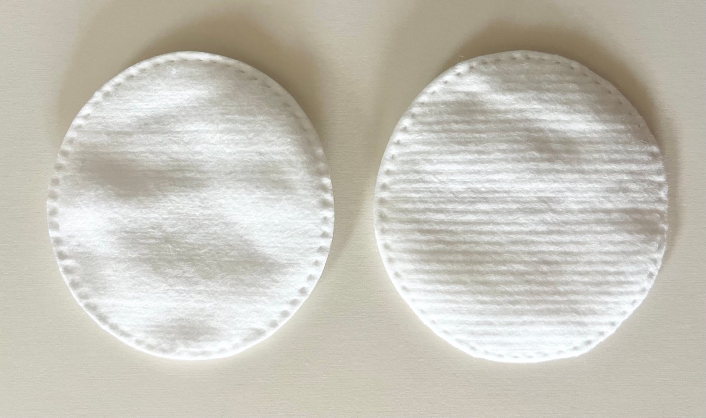 円形プレーン&凹凸面 化粧コットン/DAISO/コットンを使ったクチコミ(2枚目)