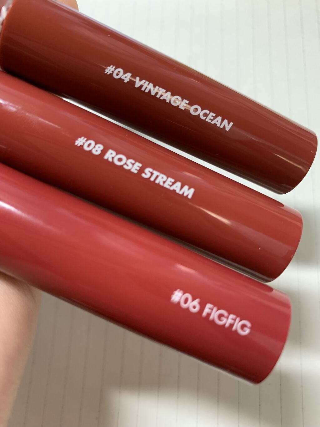 グラスティングウォーターティント/rom&nd/リップティントを使ったクチコミ（2枚目）