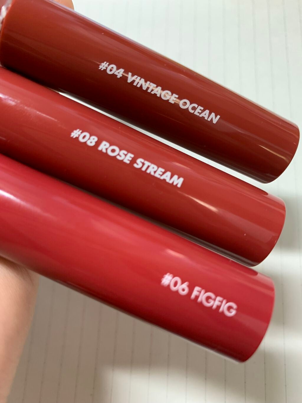 グラスティングウォーターティント/rom&nd/リップティントを使ったクチコミ(2枚目)