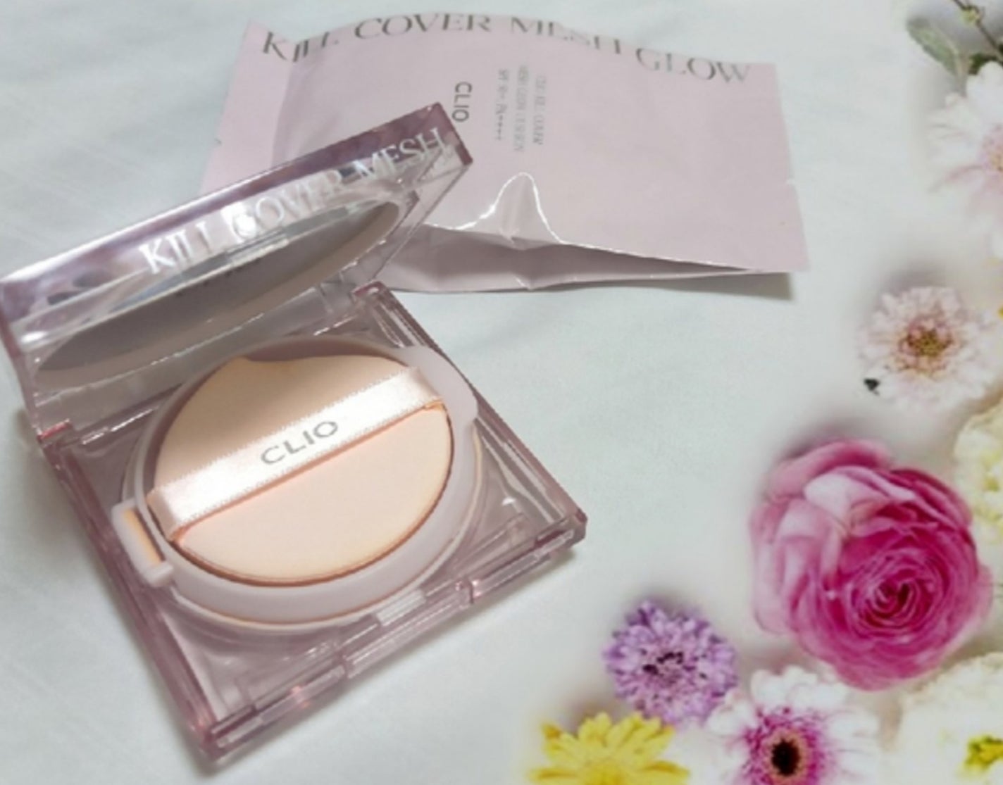 キル カバー メッシュ グロウ クッション/CLIO/クッションファンデーションを使ったクチコミ(1枚目)