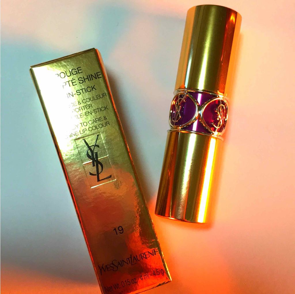ルージュ ヴォリュプテ シャイン/YVES SAINT LAURENT BEAUTE/口紅を使ったクチコミ(1枚目)