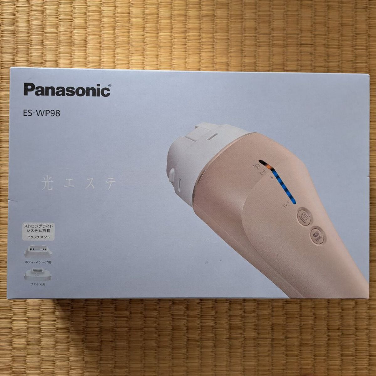 光美容器 光エステ<ボディ&フェイス用> ES-WP98/Panasonic/家庭用脱毛器を使ったクチコミ(1枚目)
