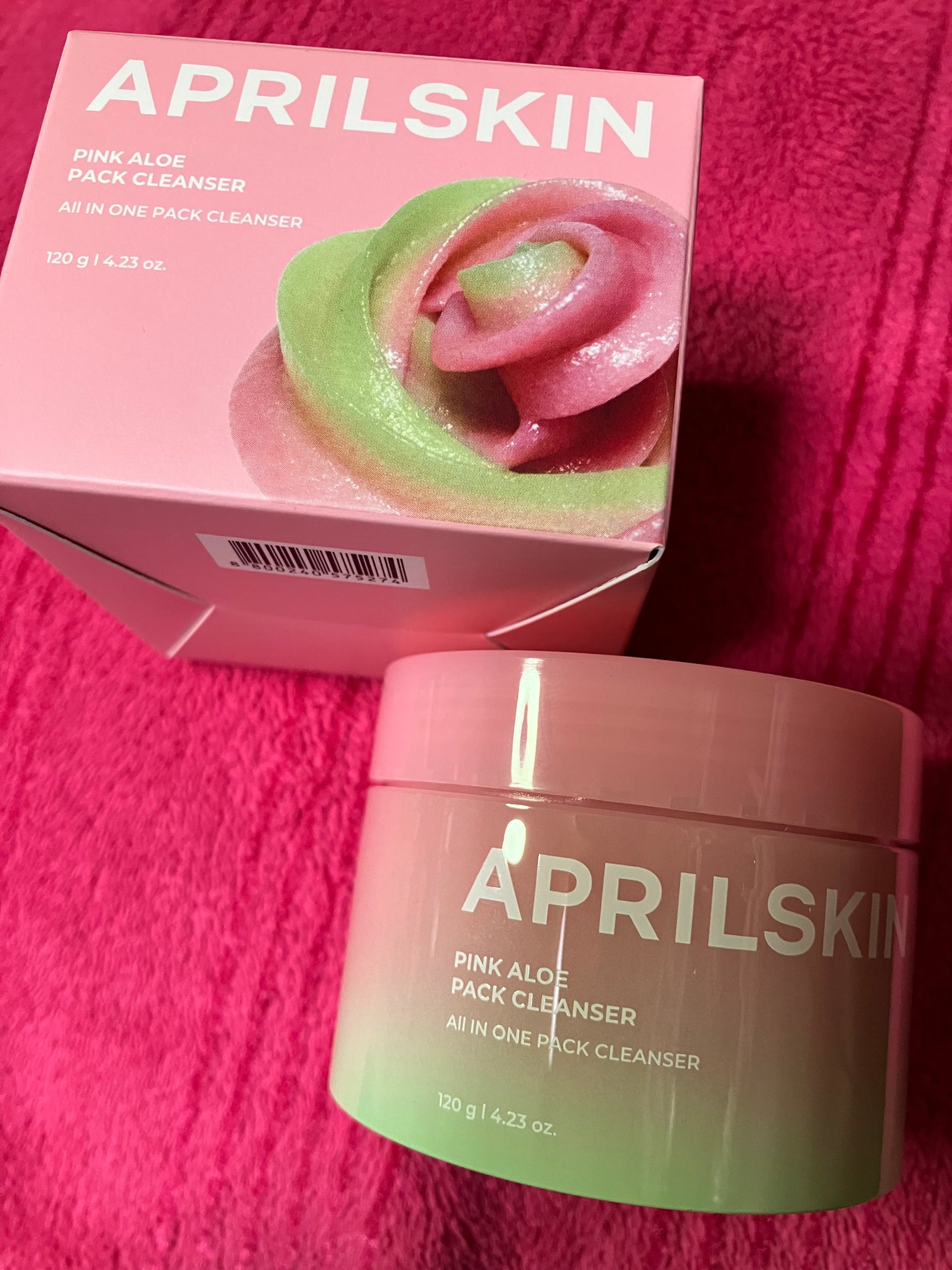 ピンクアロエメレンゲクレンザー/APRILSKIN/その他洗顔料を使ったクチコミ(3枚目)