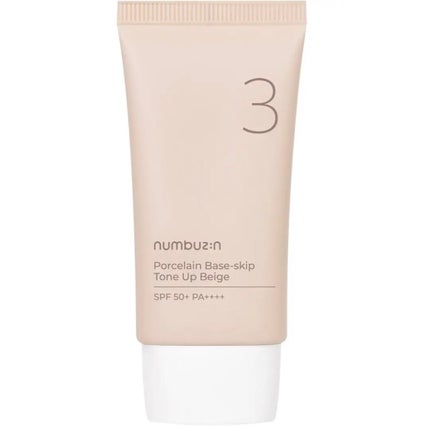 3番 ノーファンデ陶器肌トーンアップクリーム/numbuzin/化粧下地を使ったクチコミ(1枚目)
