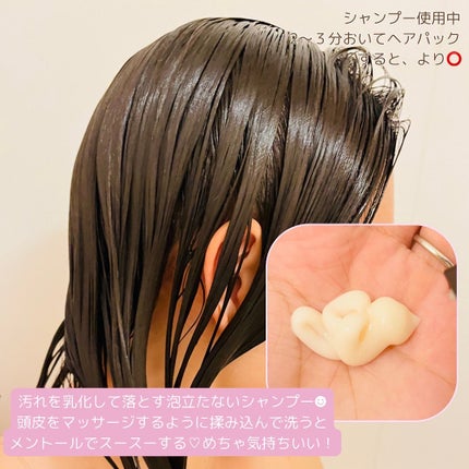 クレイクリームシャンプー(スムース)/cocone/市販シャンプーを使ったクチコミ(2枚目)