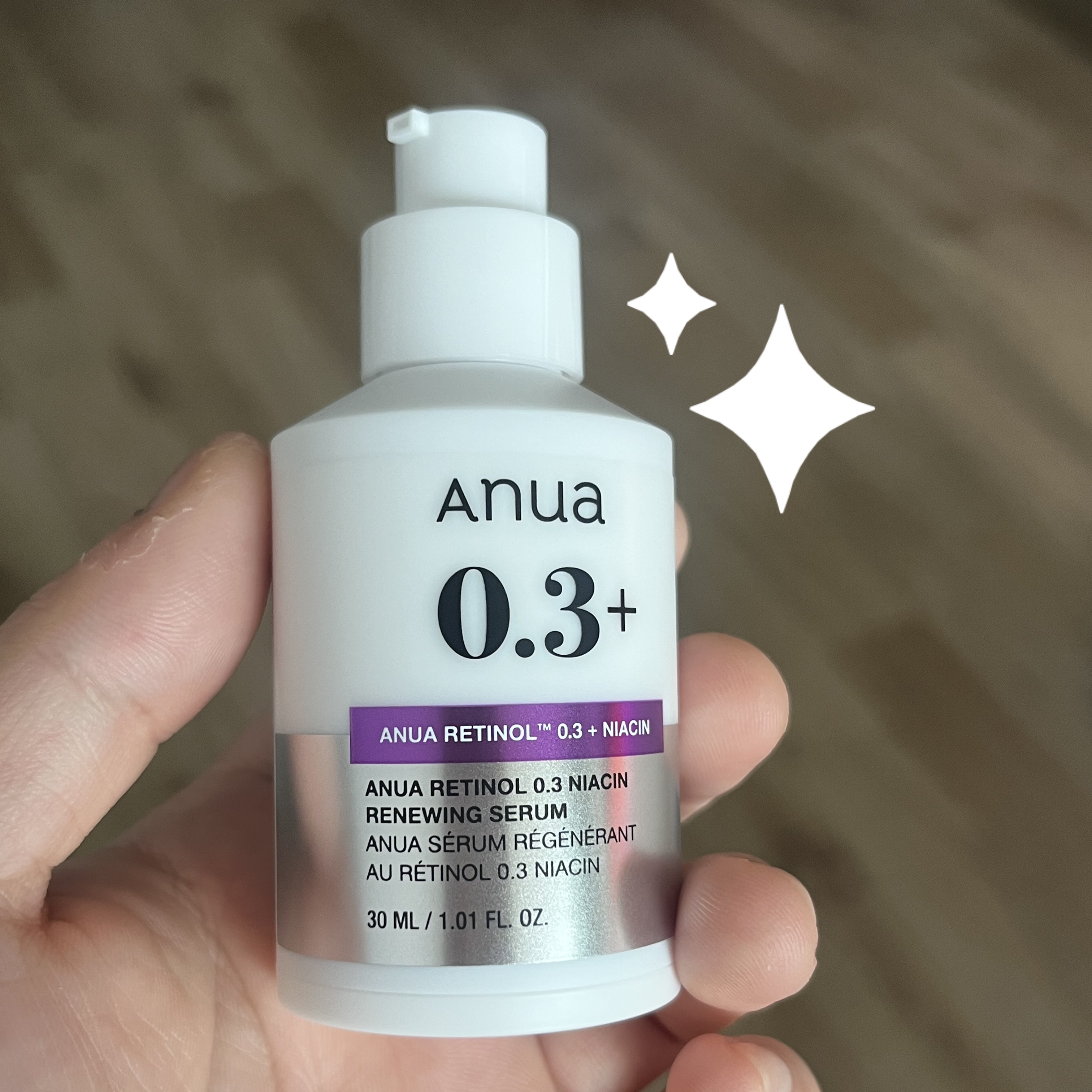 レチノール0.3 ナイアシンリニューイングセラム/Anua/美容液を使ったクチコミ（1枚目）