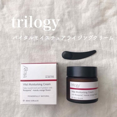 バイタル モイスチュアライジング クリーム/trilogy/フェイスクリームを使ったクチコミ（1枚目）