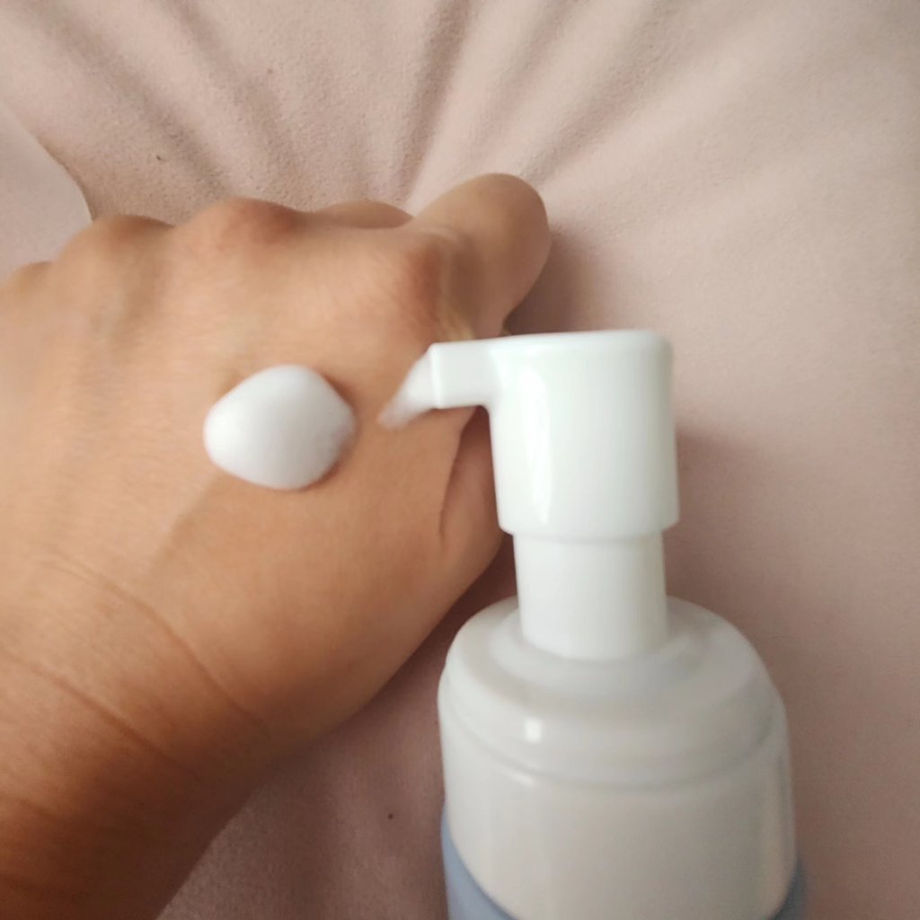 センシティブ スキン ウォッシングフォーム/OSAJI/泡洗顔を使ったクチコミ（3枚目）