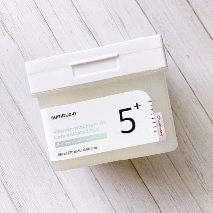 5番 白玉グルタチオンCフィルムパッド/numbuzin/トナーパッドを使ったクチコミ(1枚目)