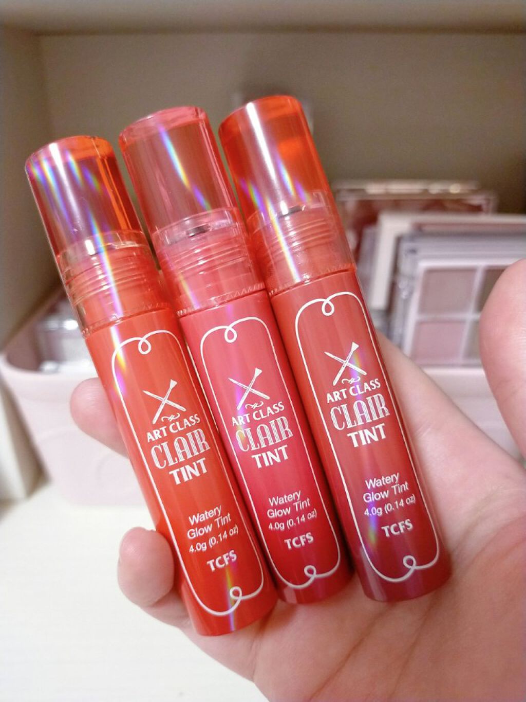 アートクラス クレアーティント #5 グリームレッド/too cool for school/リップティントを使ったクチコミ（1枚目）