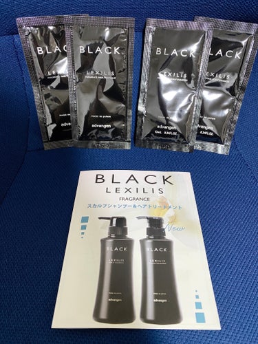 LEXILIS BLACK FRAGRANCE スカルプシャンプーのクチコミ「LEXILIS BLACK FRAGRANCEさんにスカルプシャンプーとヘアトリートメントを頂.....」（1枚目）