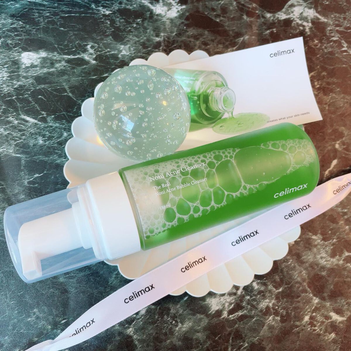 ザリアルノニアクネバブルクレンザー/celimax/泡洗顔を使ったクチコミ(4枚目)