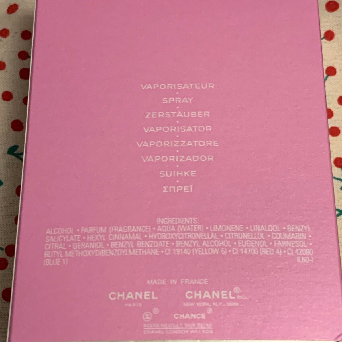 チャンス オードゥ パルファム(ヴァポリザター)/CHANEL/香水(レディース)を使ったクチコミ(2枚目)