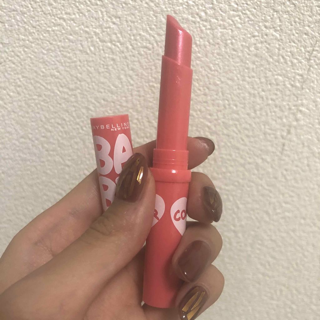 リップクリーム カラー BABY LIPS 02 ピンク アディクト/MAYBELLINE NEW YORK/リップケアを使ったクチコミ（2枚目）