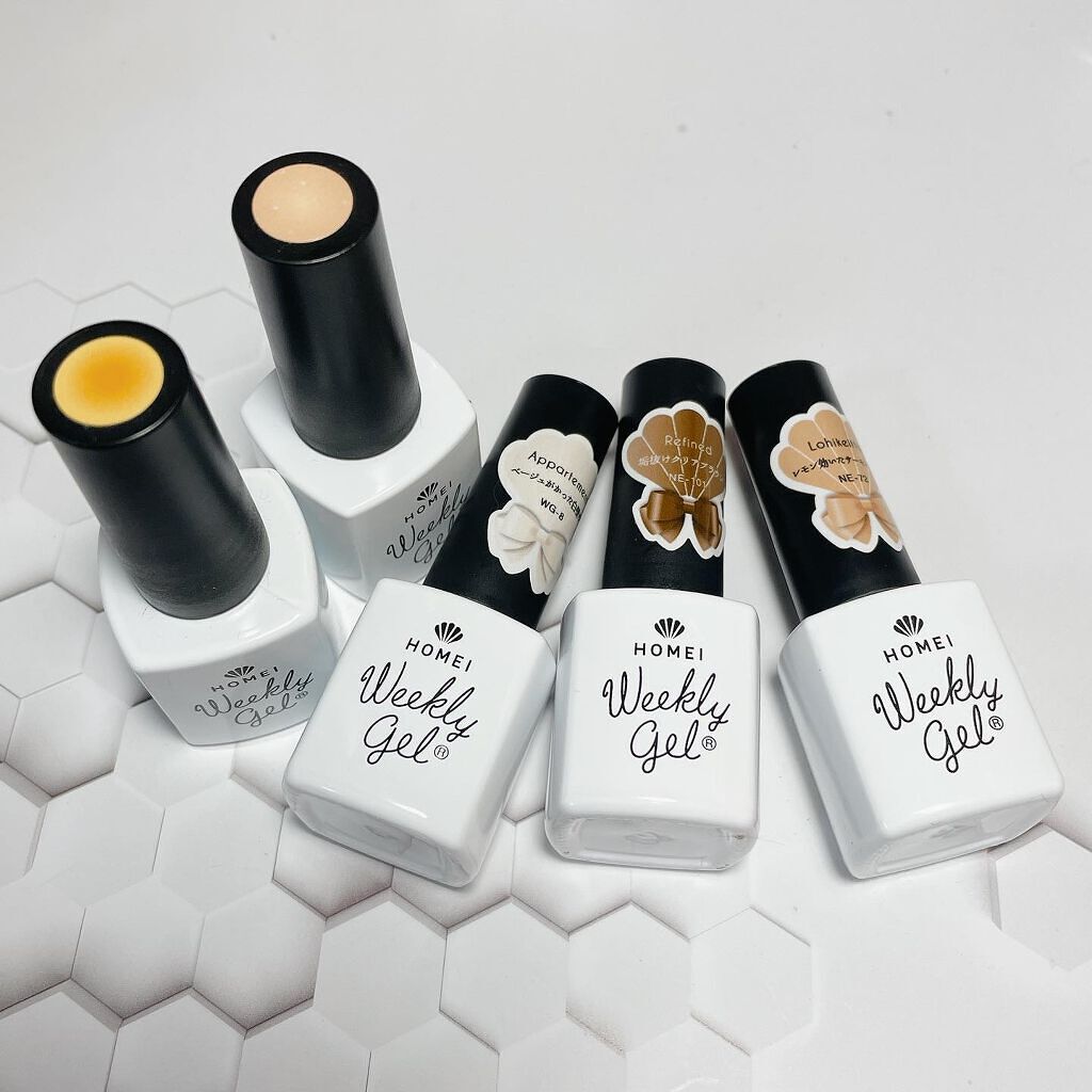 ウィークリージェル/HOMEI/ジェルネイルを使ったクチコミ(7枚目)