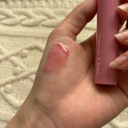 グラスティングカラーグロス/rom&nd/リップグロスを使ったクチコミ(3枚目)