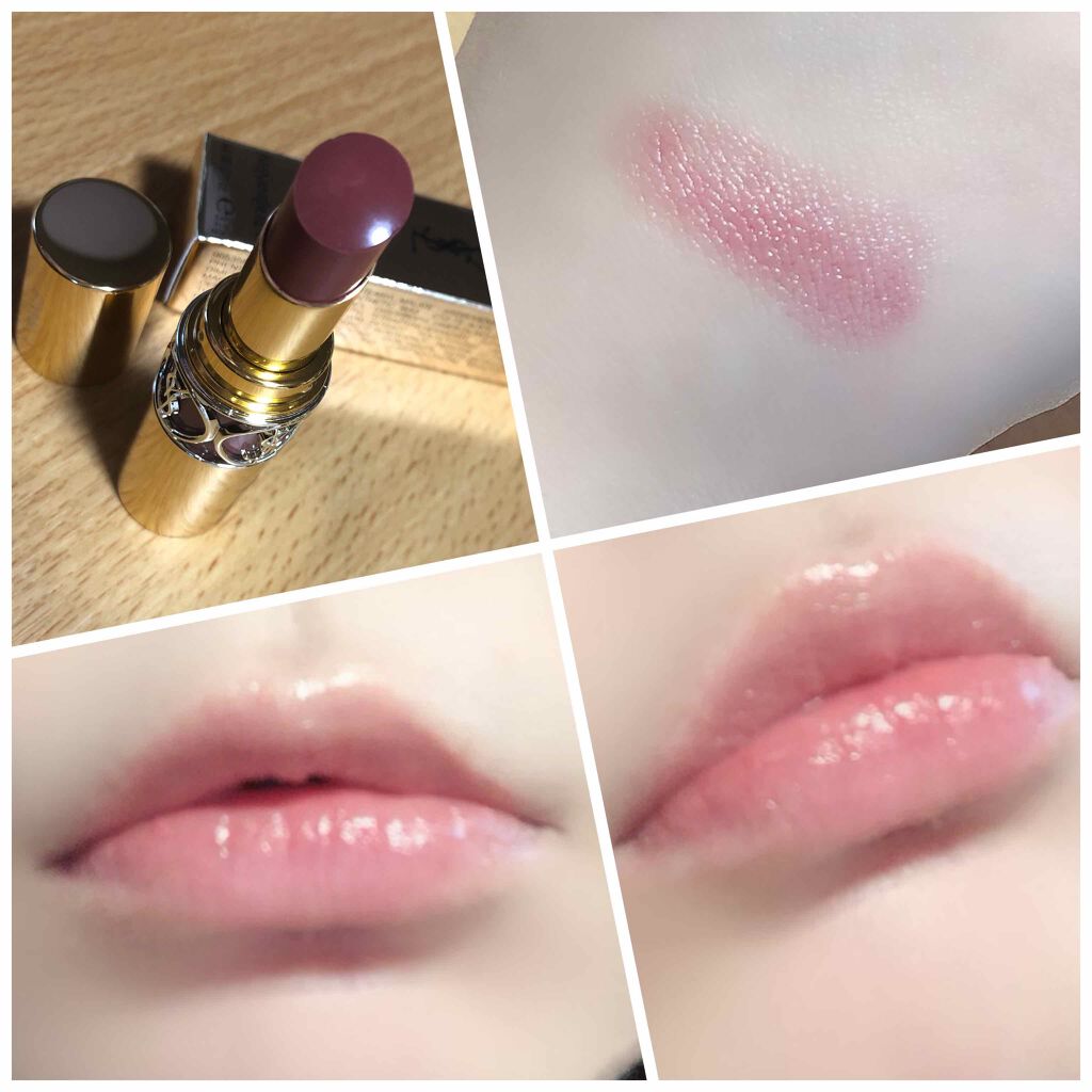 ルージュ ヴォリュプテ シャイン/YVES SAINT LAURENT BEAUTE/口紅を使ったクチコミ(4枚目)