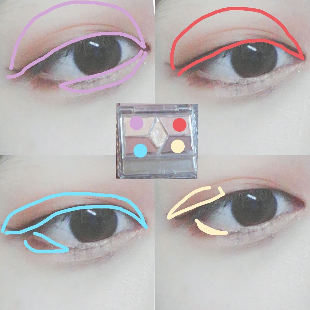 【旧品】パーフェクトスタイリストアイズ/キャンメイク/アイシャドウパレットを使ったクチコミ(2枚目)