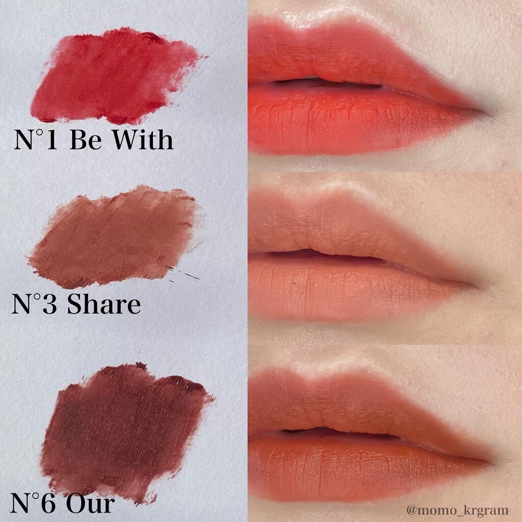 Luv Hug Velvet Tint/unleashia/口紅を使ったクチコミ(2枚目)