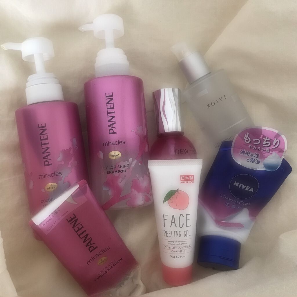 フェイスピーリングジェル ピーチの香り/DAISO/ピーリングを使ったクチコミ(1枚目)