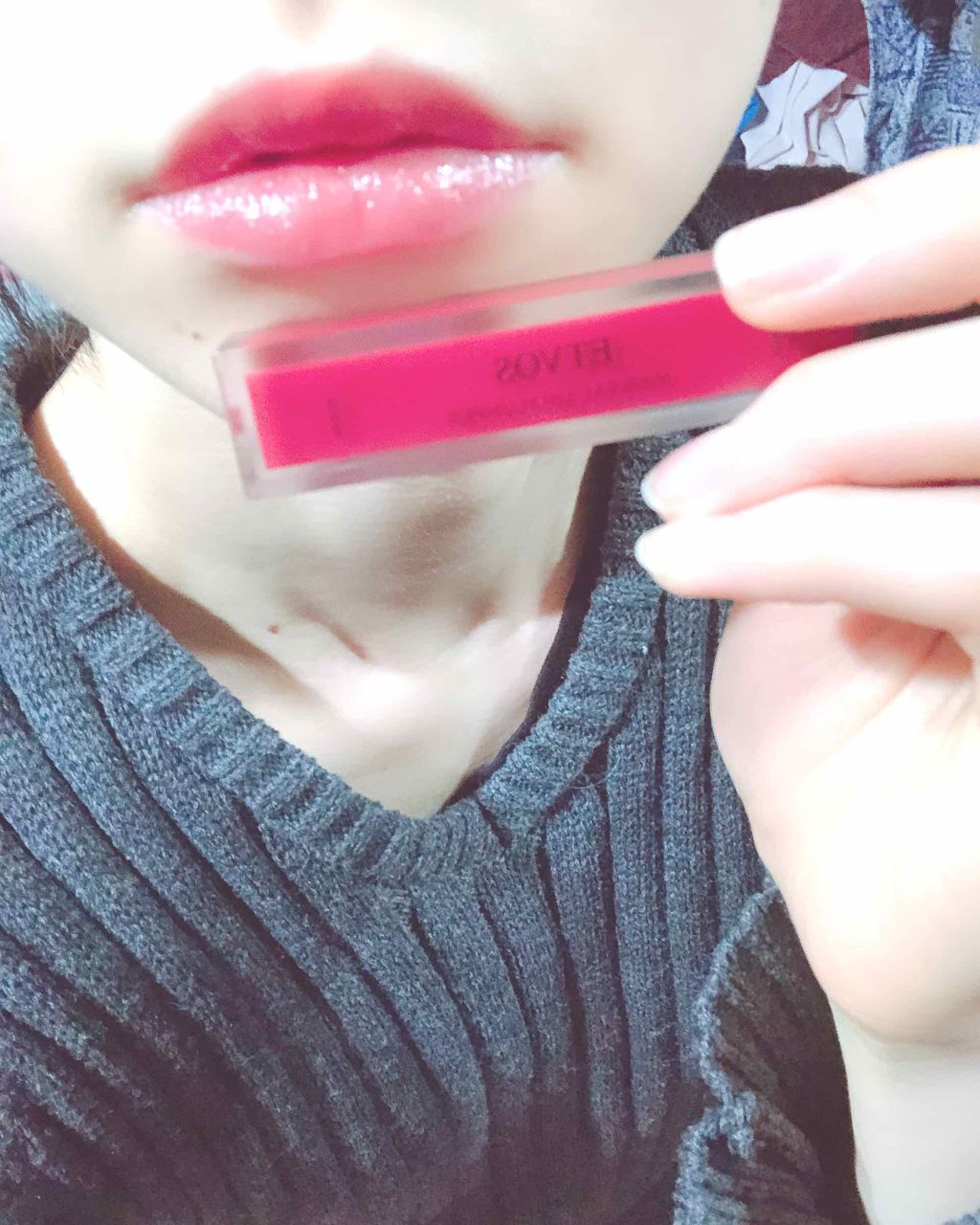 ミネラルリッププランパー フレッシュレッド/エトヴォス/リッププランパーを使ったクチコミ（2枚目）