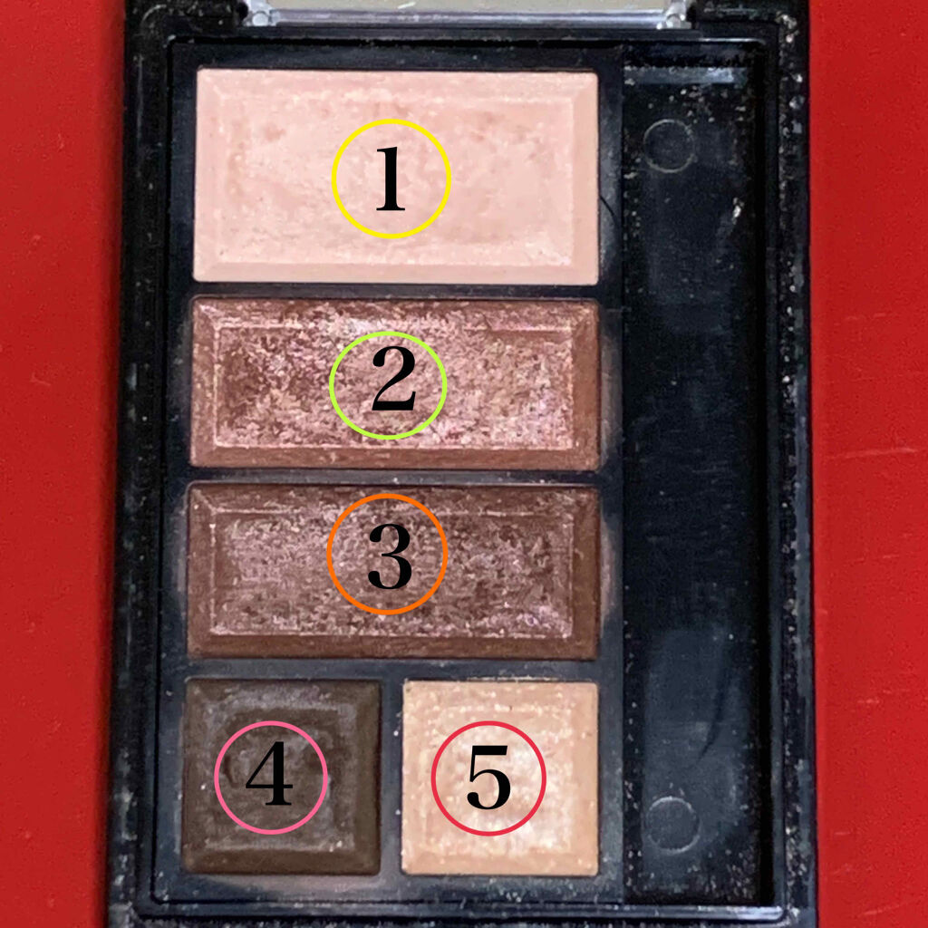 ショコラスウィート アイズ/リンメル ロンドン/アイシャドウパレットを使ったクチコミ（2枚目）