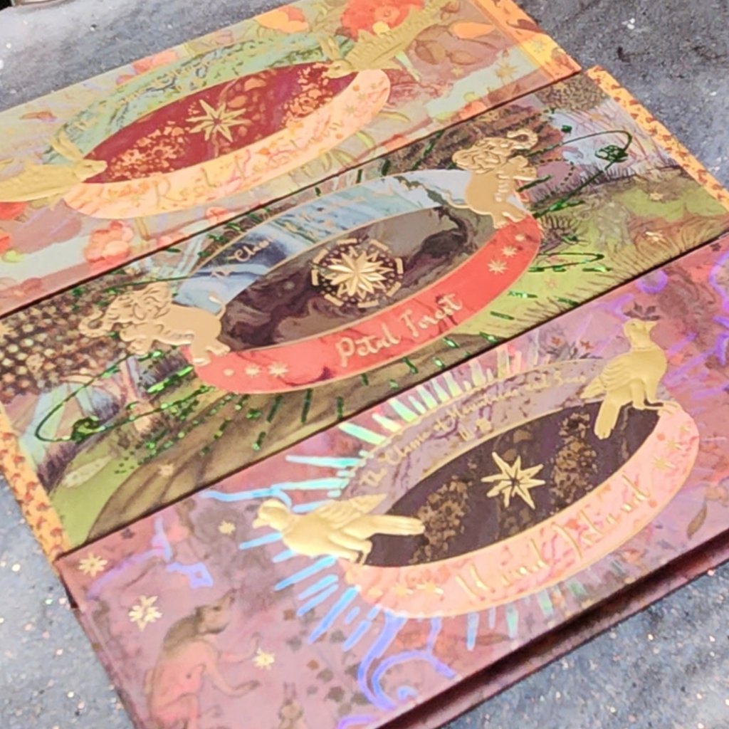 山海シリーズ 4色アイシャドウパレット 02 鳐兔 rabbit fish/GirlCult/アイシャドウパレットを使ったクチコミ（1枚目）