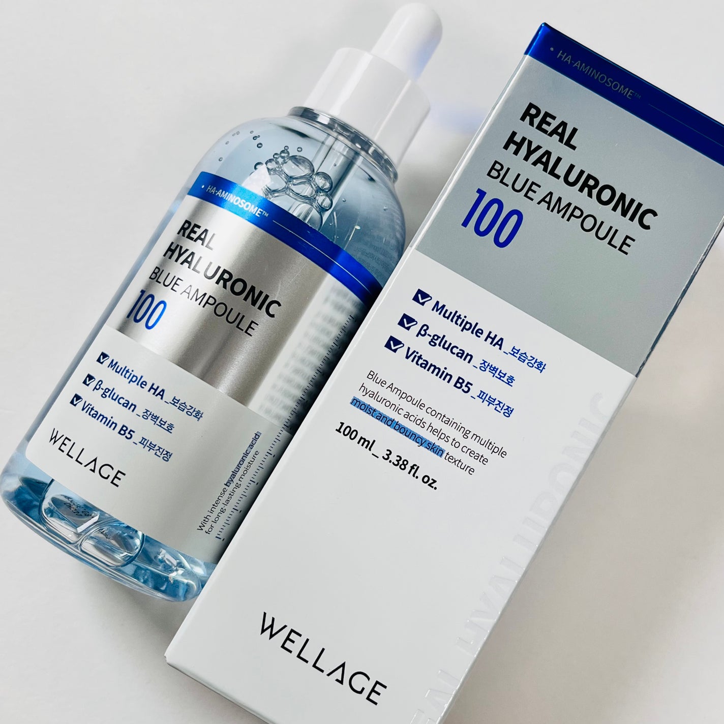 リアルヒアルロニックブルーアンプル 100/Wellage/美容液を使ったクチコミ(9枚目)