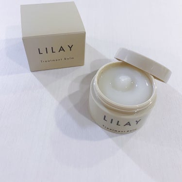 LILAY トリートメントバームGEのクチコミ「LILAY
トリートメントバーム GE

手にとる前からとても柔らかく
揉み込みやすくて気に入.....」（2枚目）