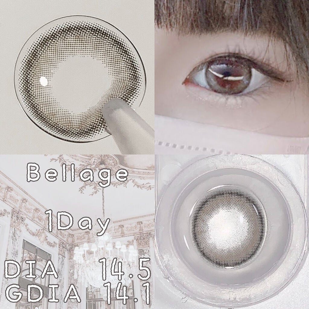 メランジェ シュエット ワンデー/melange+chouette/ワンデー(1DAY)カラコンを使ったクチコミ(1枚目)