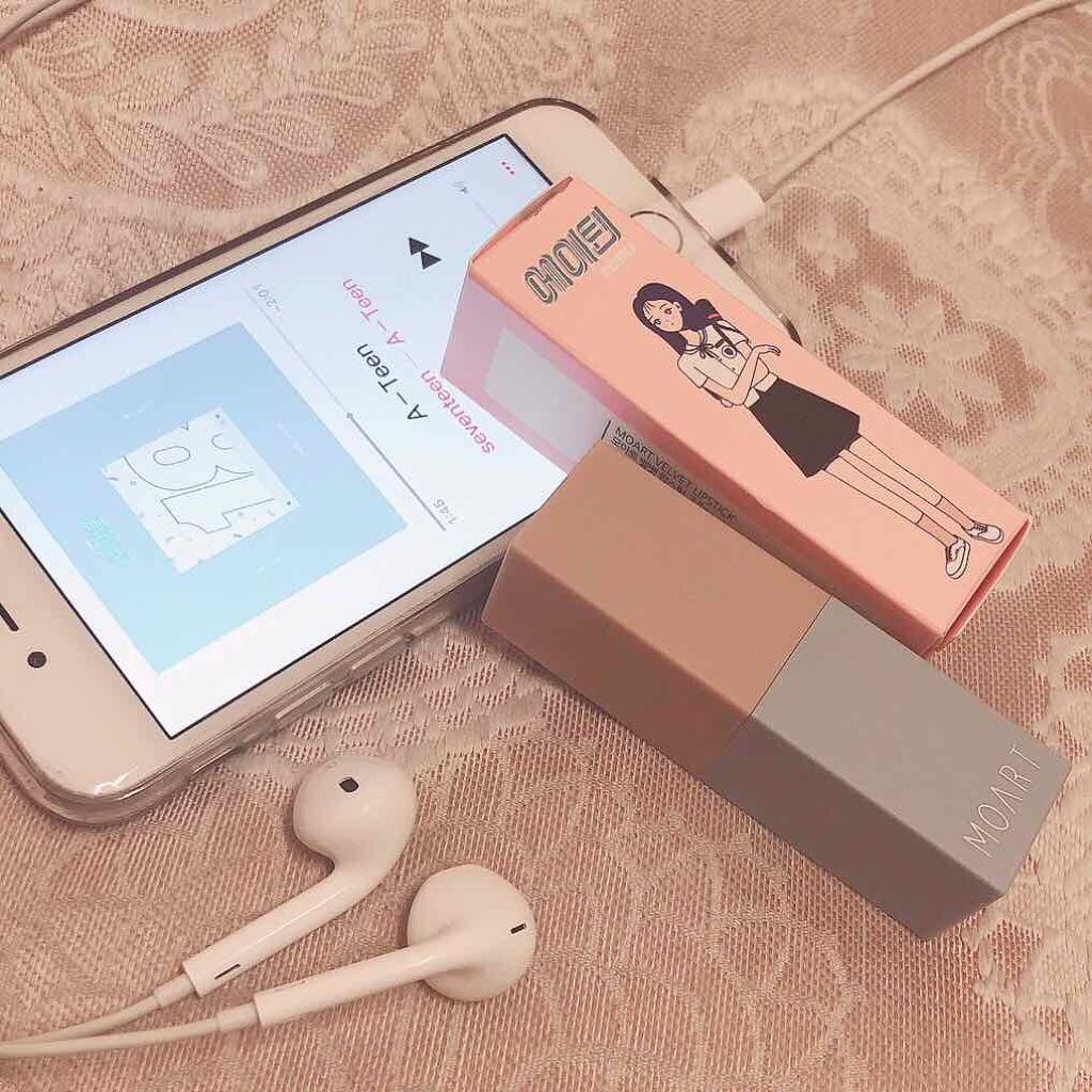 モアート ベルベットリップスティック/MOART/口紅を使ったクチコミ(1枚目)