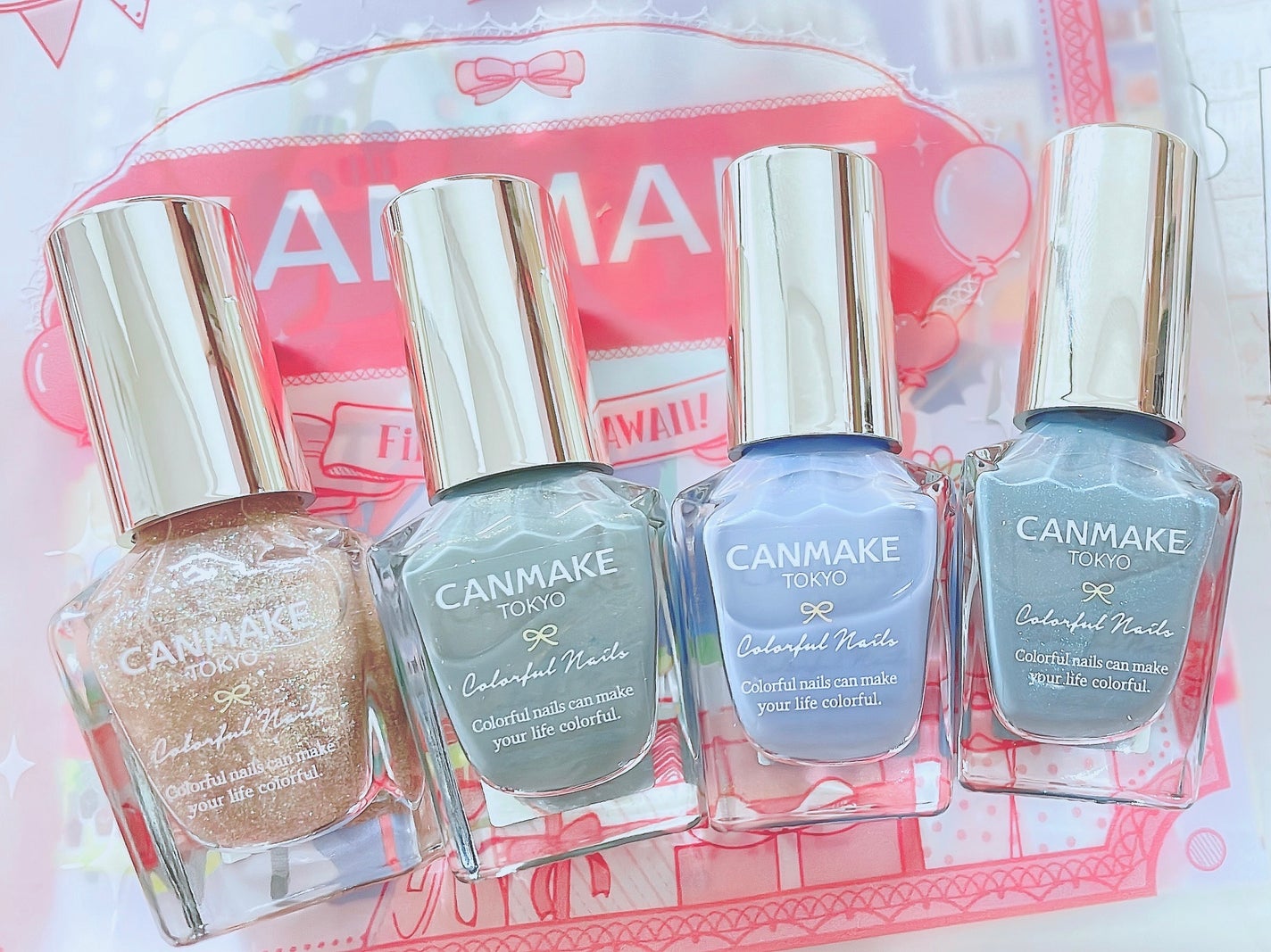 カラフルネイルズ/キャンメイク/マニキュアを使ったクチコミ(1枚目)