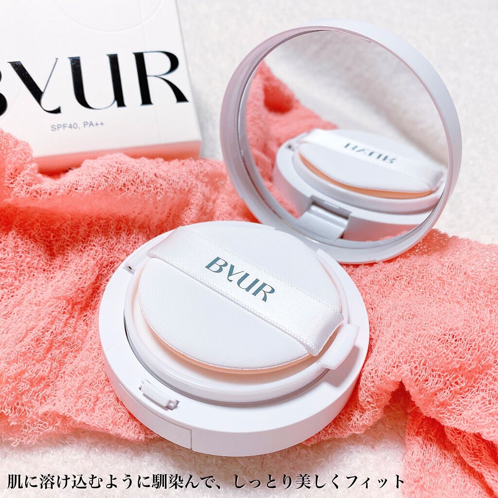 セラムフィット フルカバー グロークッション/ByUR/クッションファンデーションを使ったクチコミ(6枚目)
